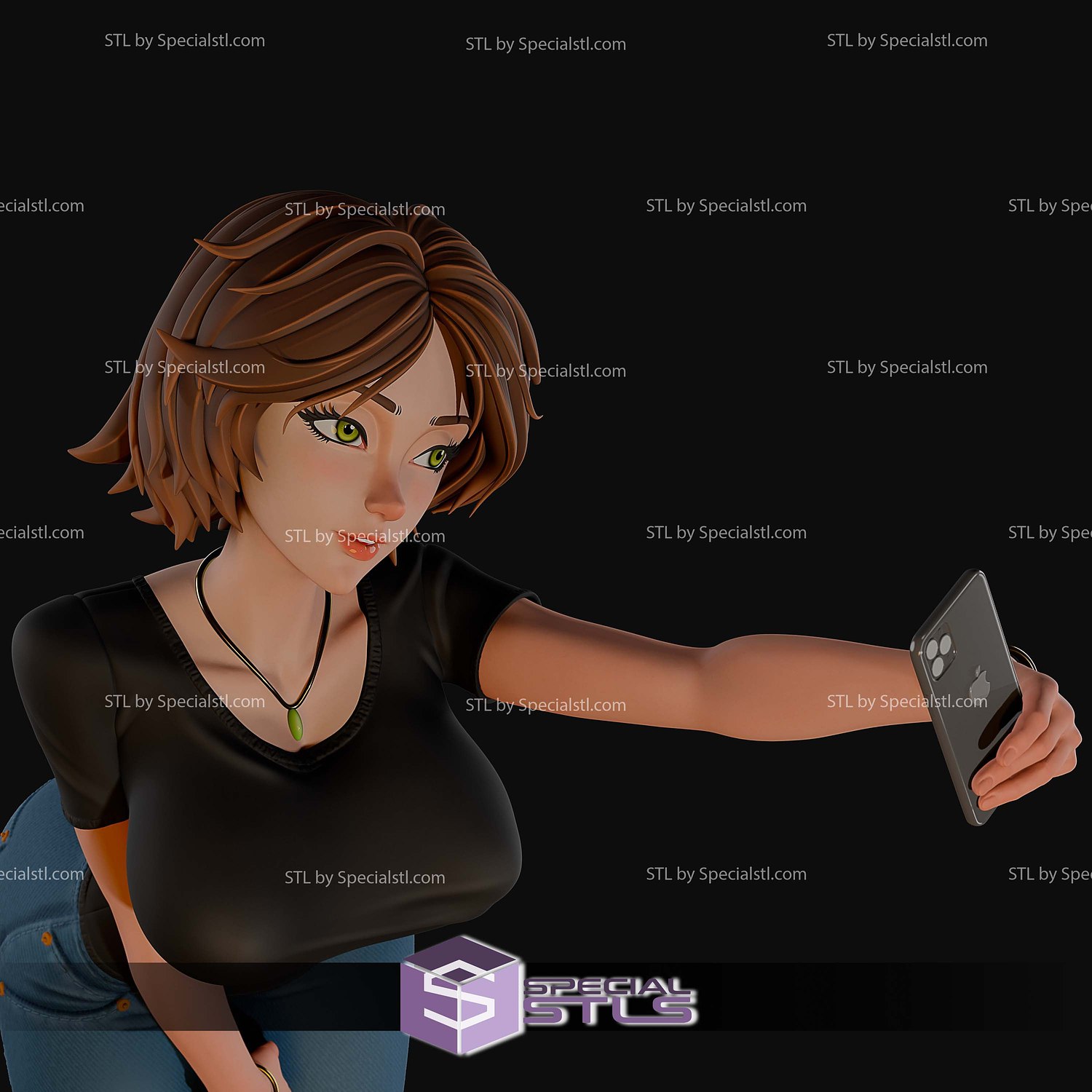 Aunt Cass Big Hero 6 STL Files 3D Model — view 2