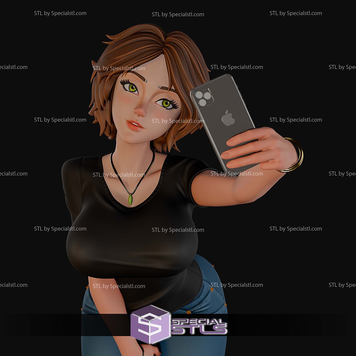 Aunt Cass Big Hero 6 STL Files 3D Model — view 3