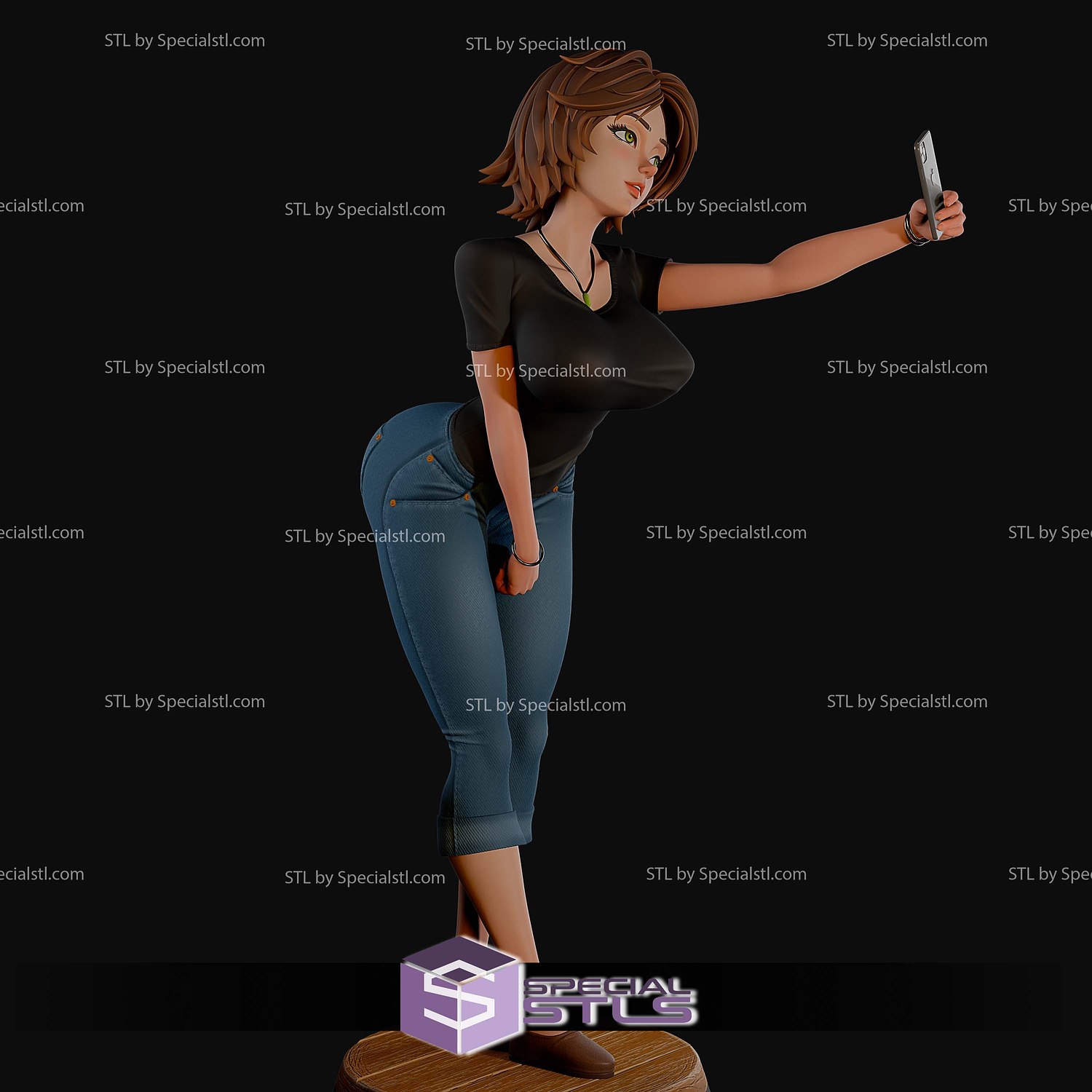 Aunt Cass Big Hero 6 STL Files 3D Model — view 5