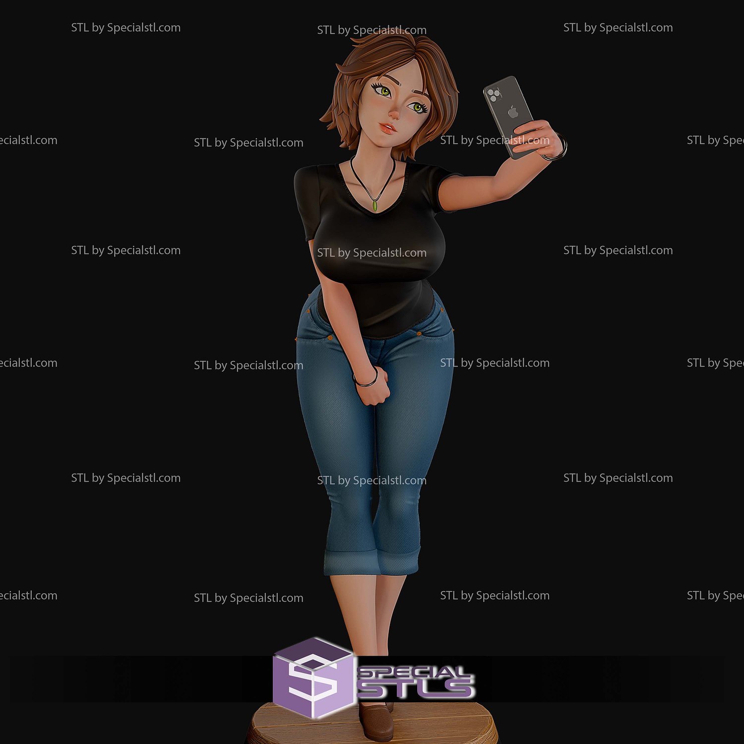 Aunt Cass Big Hero 6 STL Files 3D Model — view 6