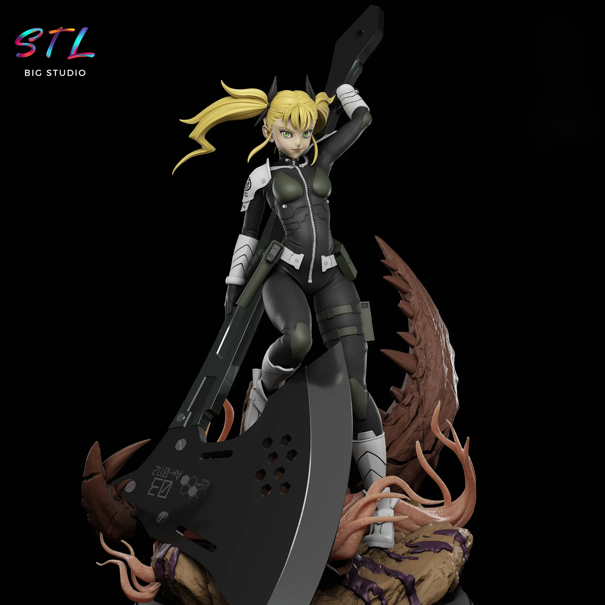 Kikoru Shinomiya STL | Kaiju No. 8 | 3D Printable Figure Model