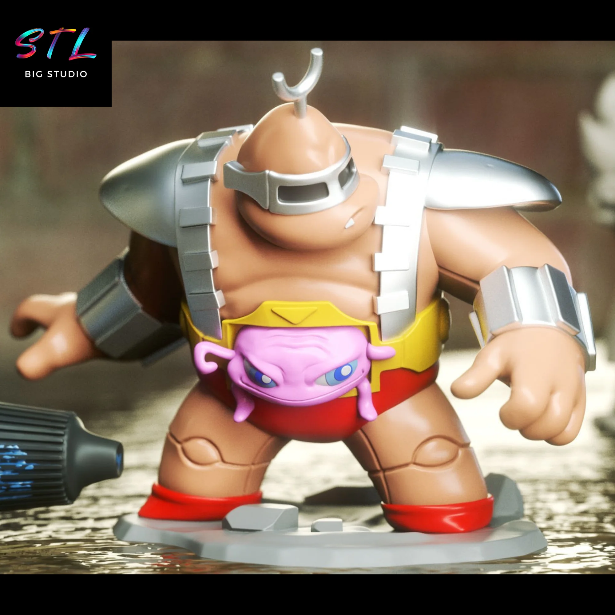 Krang Chibi STL | Teenage Mutant Ninja Turtles | 3D Printable Model Model