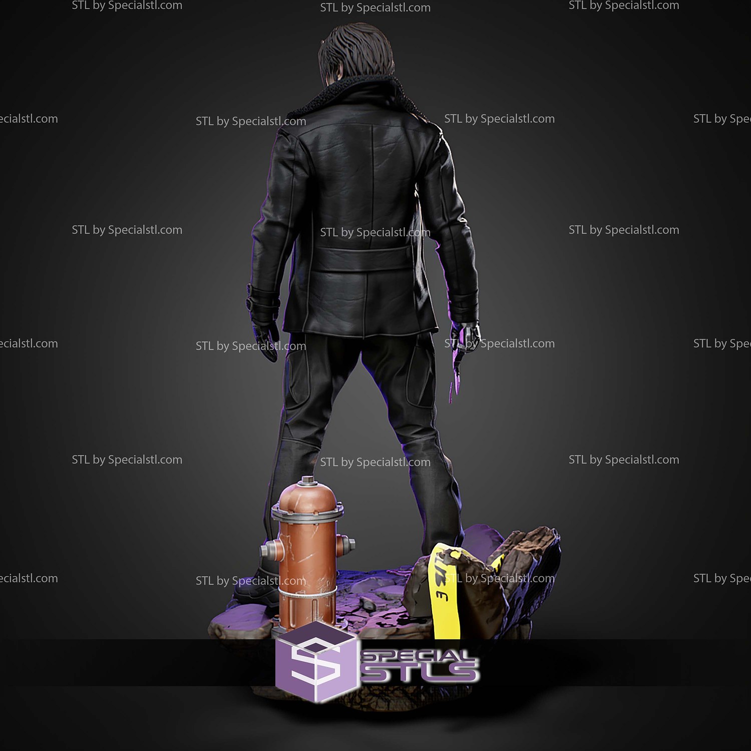Leon Residual Evil Requiem 1-6 STL Files 3D Model — view 4