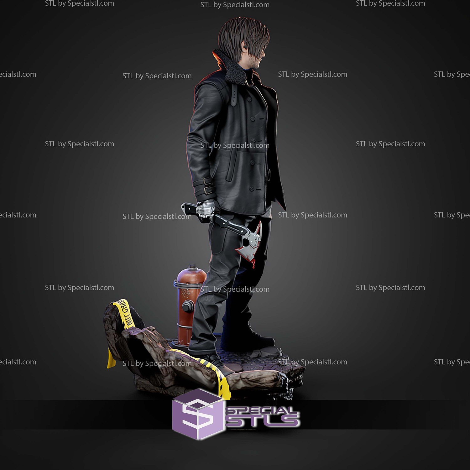 Leon Residual Evil Requiem 1-6 STL Files 3D Model — view 5