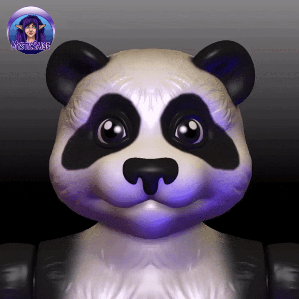 Flexy Panda 3D STL Model