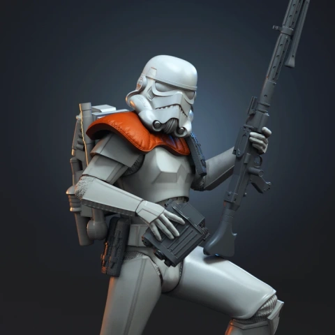 Sandtrooper 3D Printer Files | Assembly STL Model