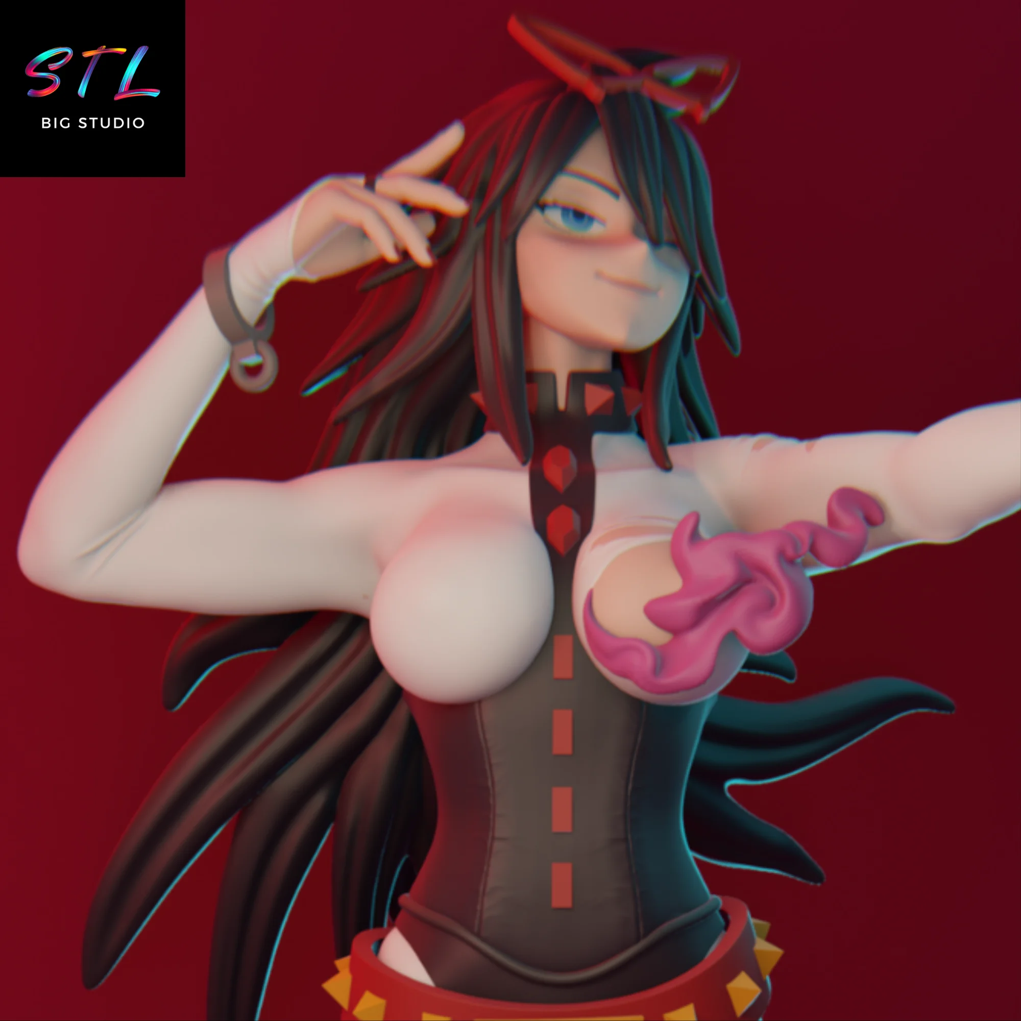 Midnight STL | My Hero Academia | 3D Printable Figure Model — view 5