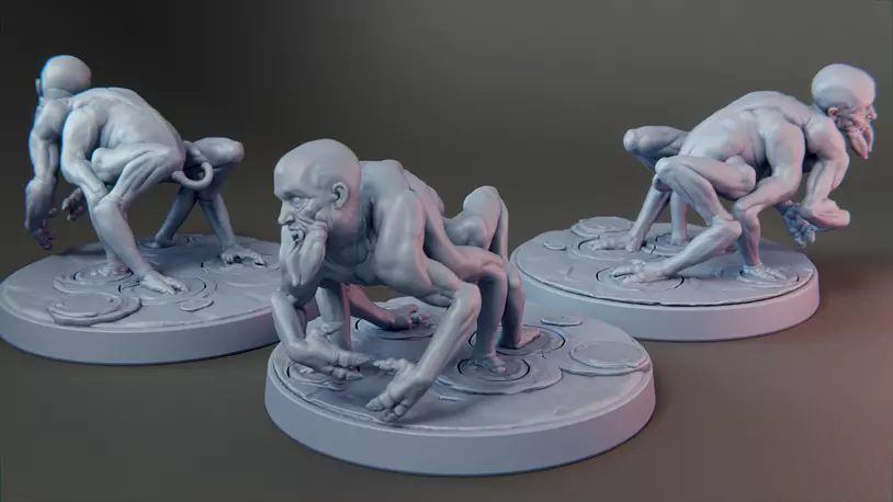 Pig Tick A - Children of the Fly Warband - Fly Thrall 3D STL Model