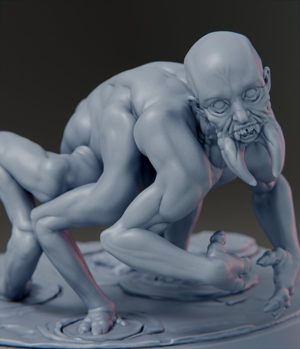Pig Tick A - Children of the Fly Warband - Fly Thrall 3D STL Model — view 2