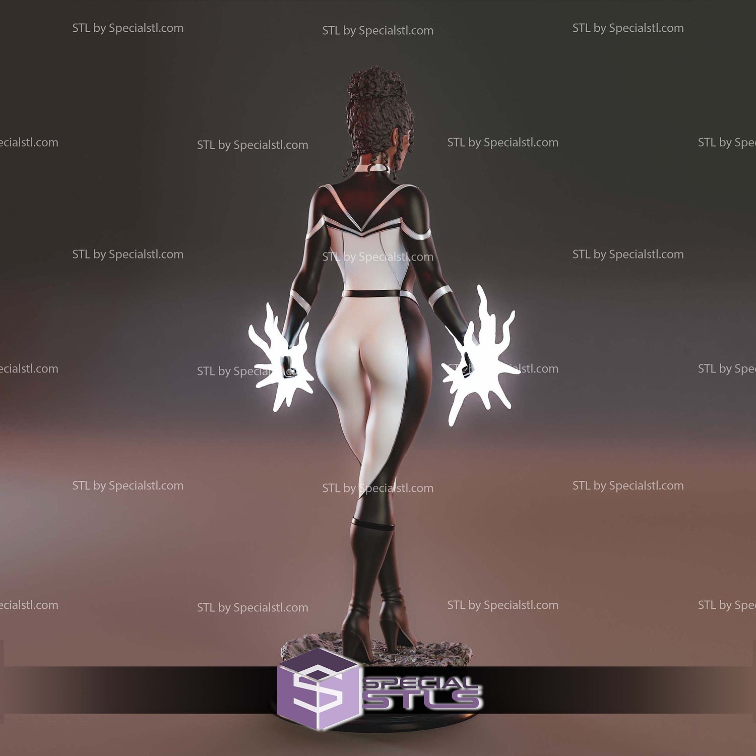 Monica Rambeau Marvel STL Printer Files 3D Model — view 2