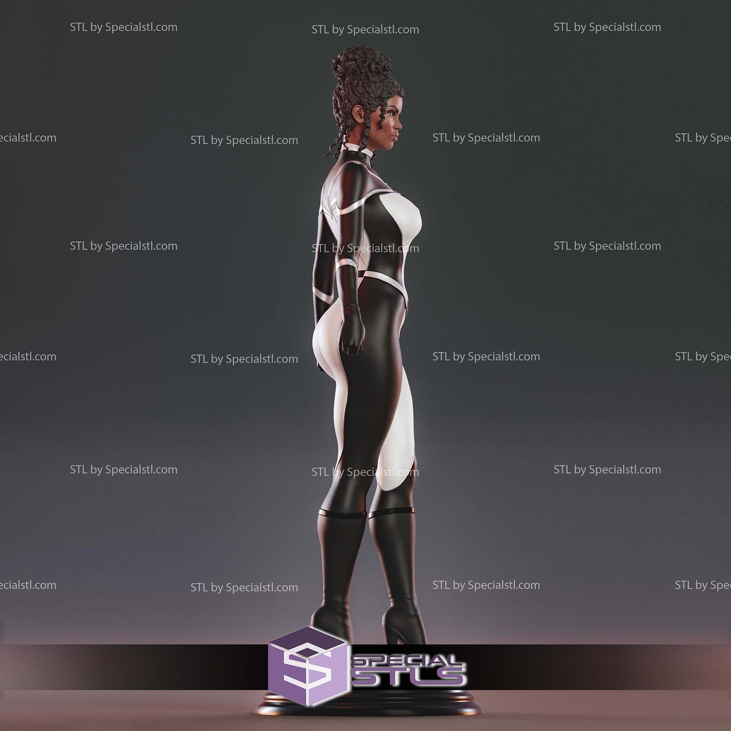 Monica Rambeau Marvel STL Printer Files 3D Model — view 7