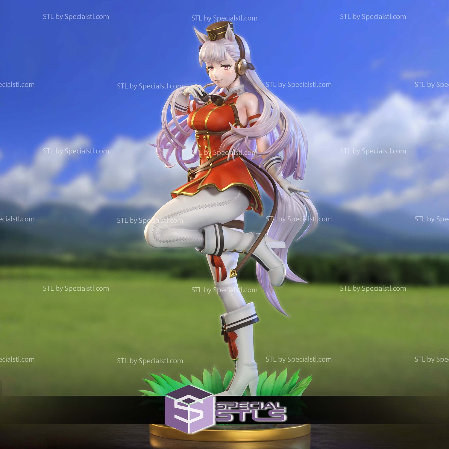 Gold Ship Uma Musume Game 3D Printer Files STL Model — view 4
