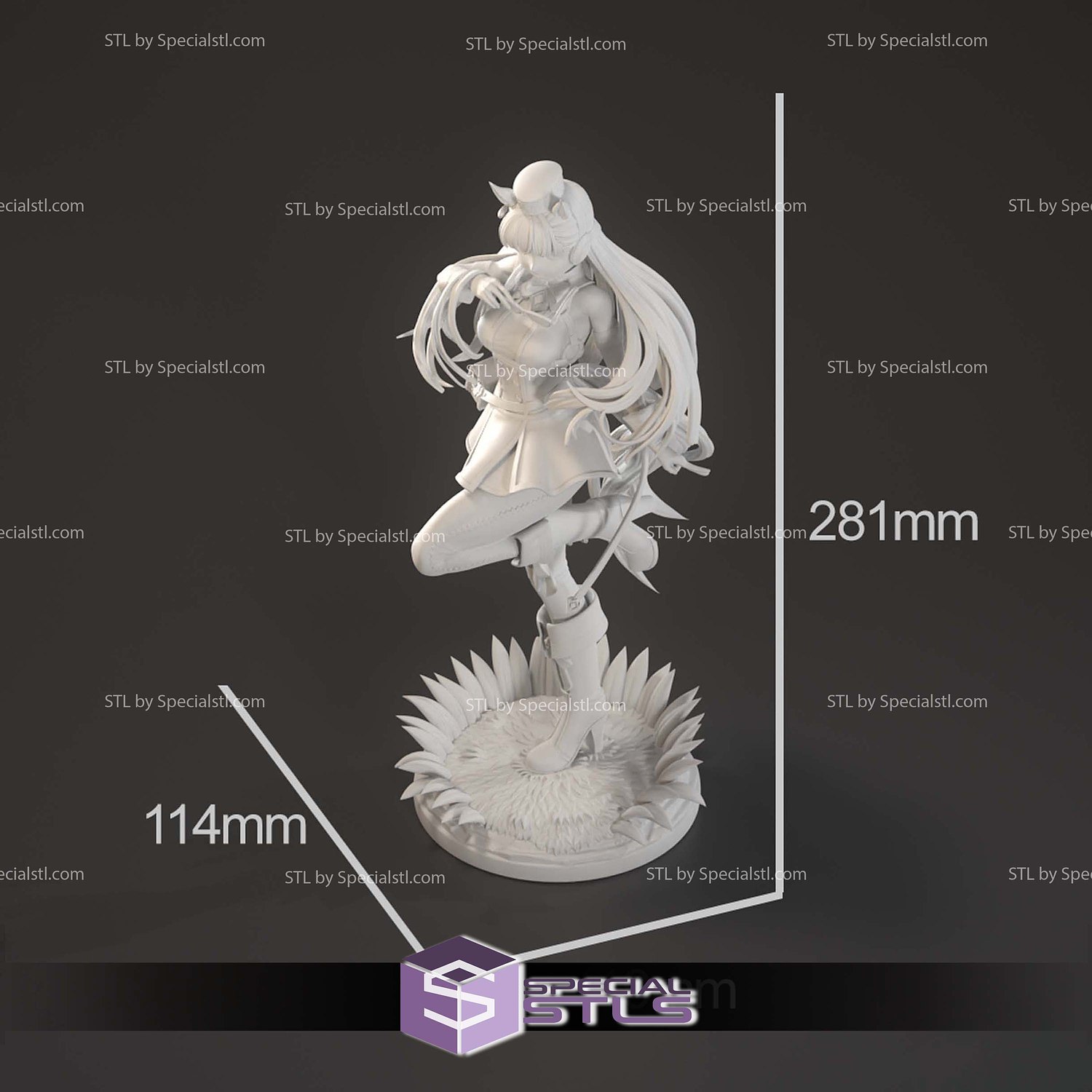 Gold Ship Uma Musume Game 3D Printer Files STL Model — view 5