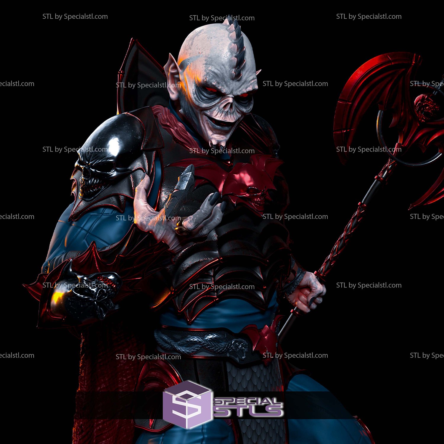 Hordak Motu V2 STL Files 3D Model — view 2