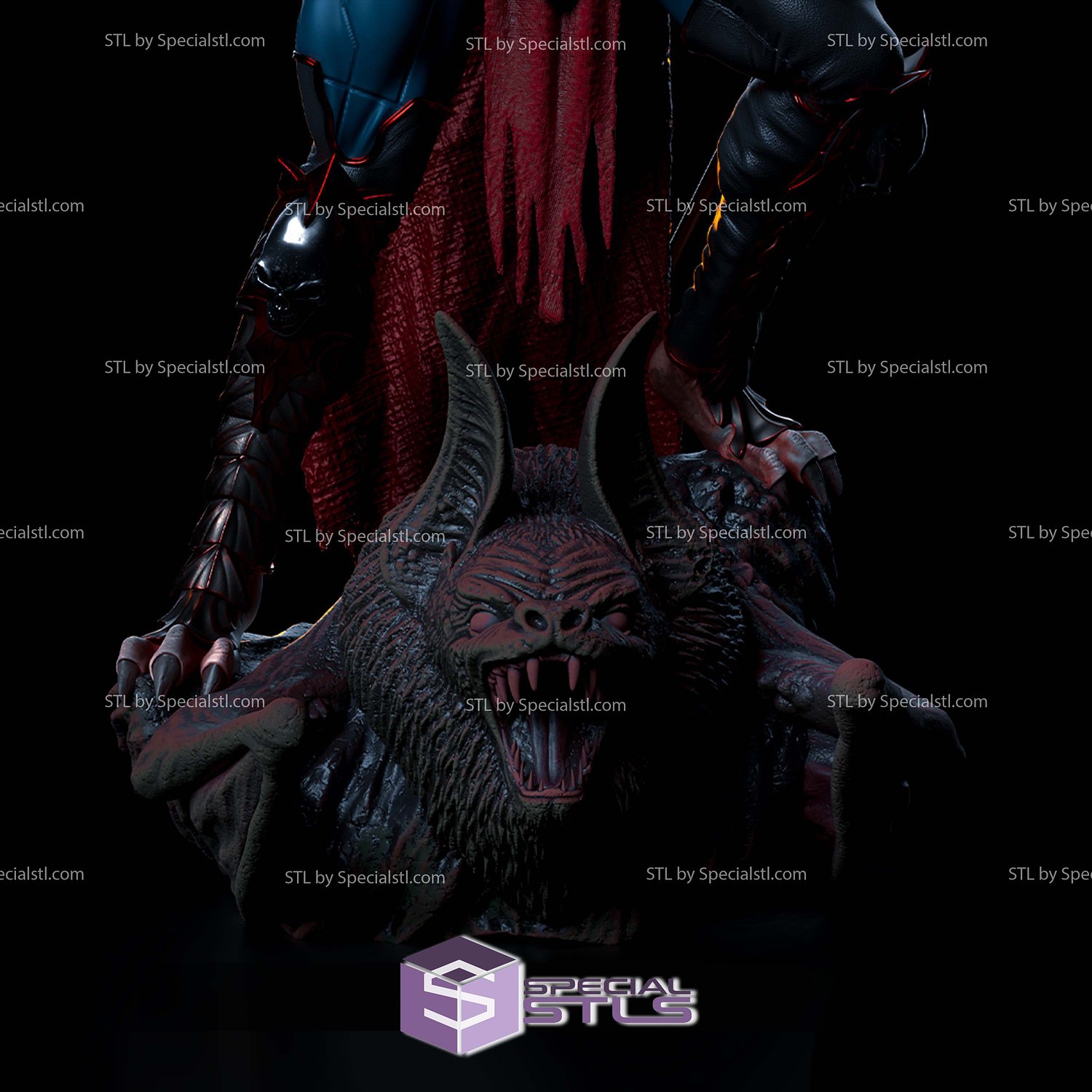 Hordak Motu V2 STL Files 3D Model — view 4