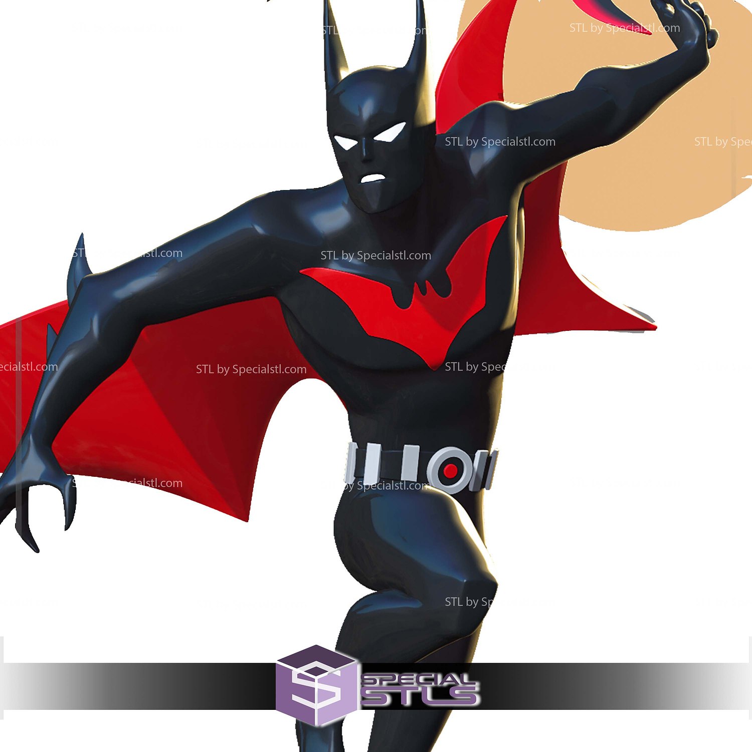 Batman Beyond 269mm STL Files 3D Model — view 2