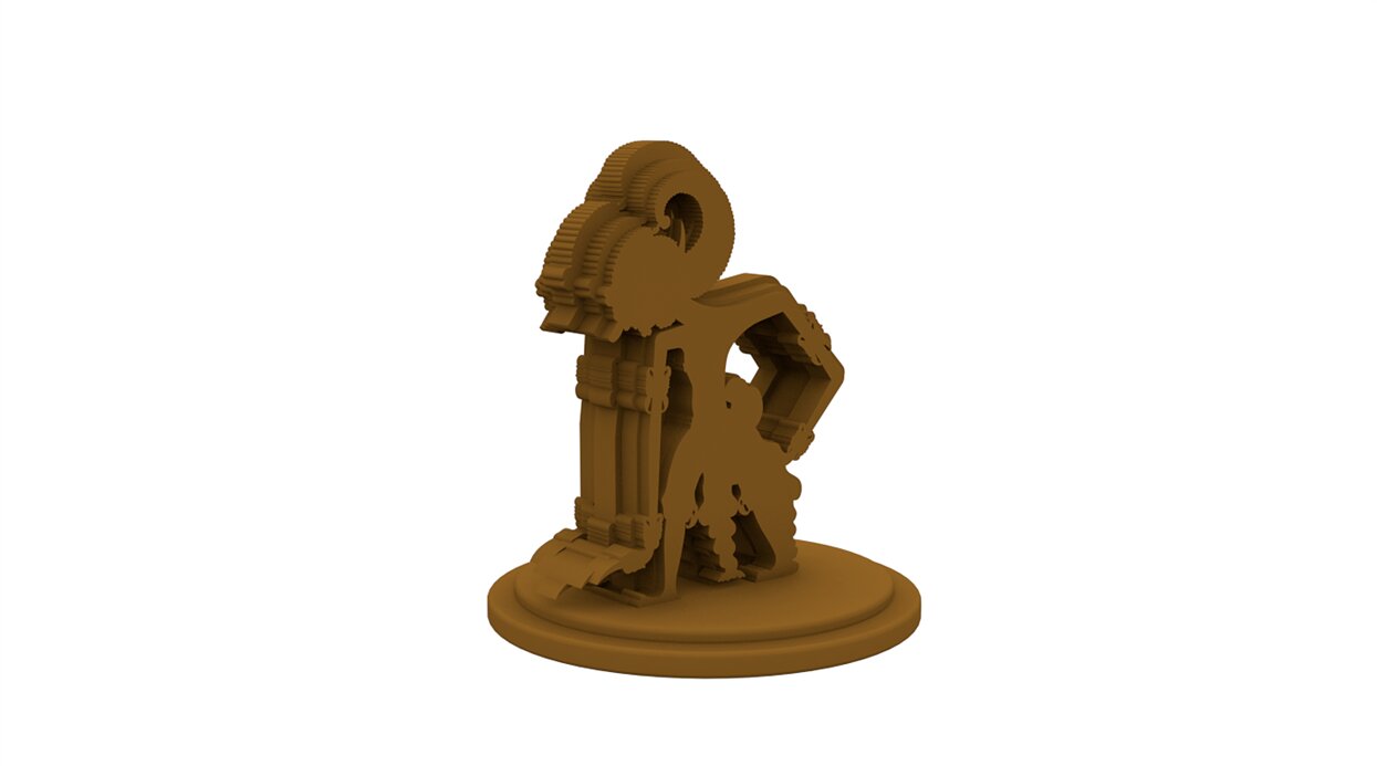 Table Top 3d Arjuna STL Model — view 6
