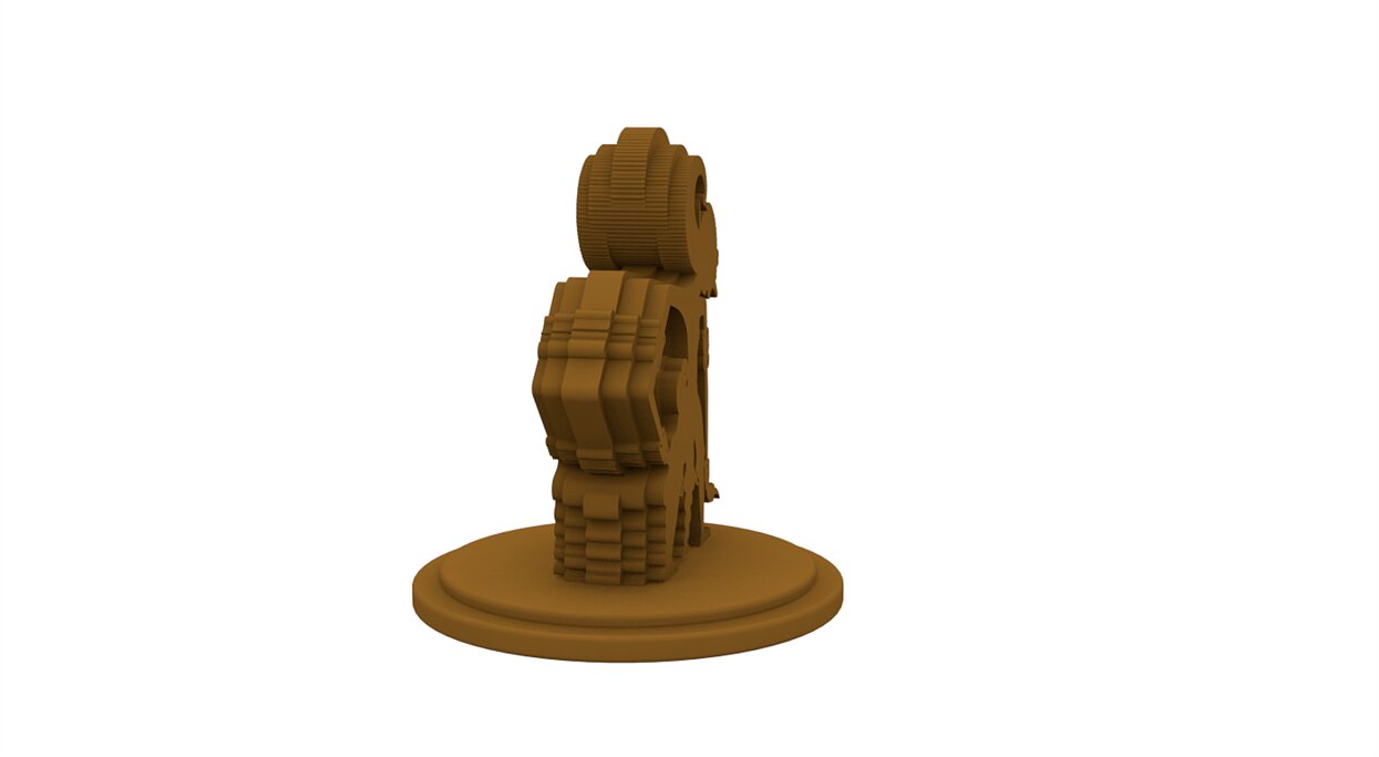 Table Top 3d Arjuna STL Model — view 7