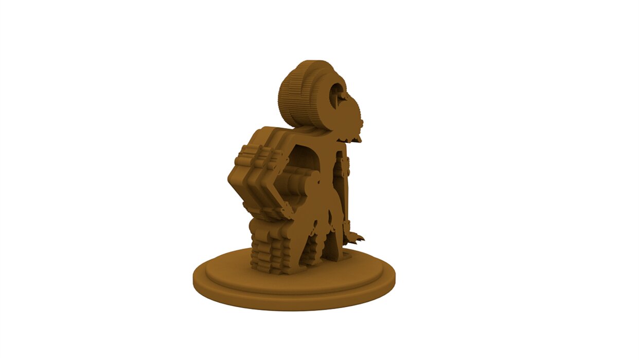 Table Top 3d Arjuna STL Model — view 8