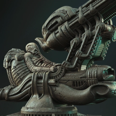Space Jockey 3D Printer Files | Assembly STL Model