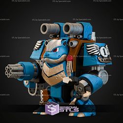 Blastoise Dreadnought Mashup STL Files 3D Model