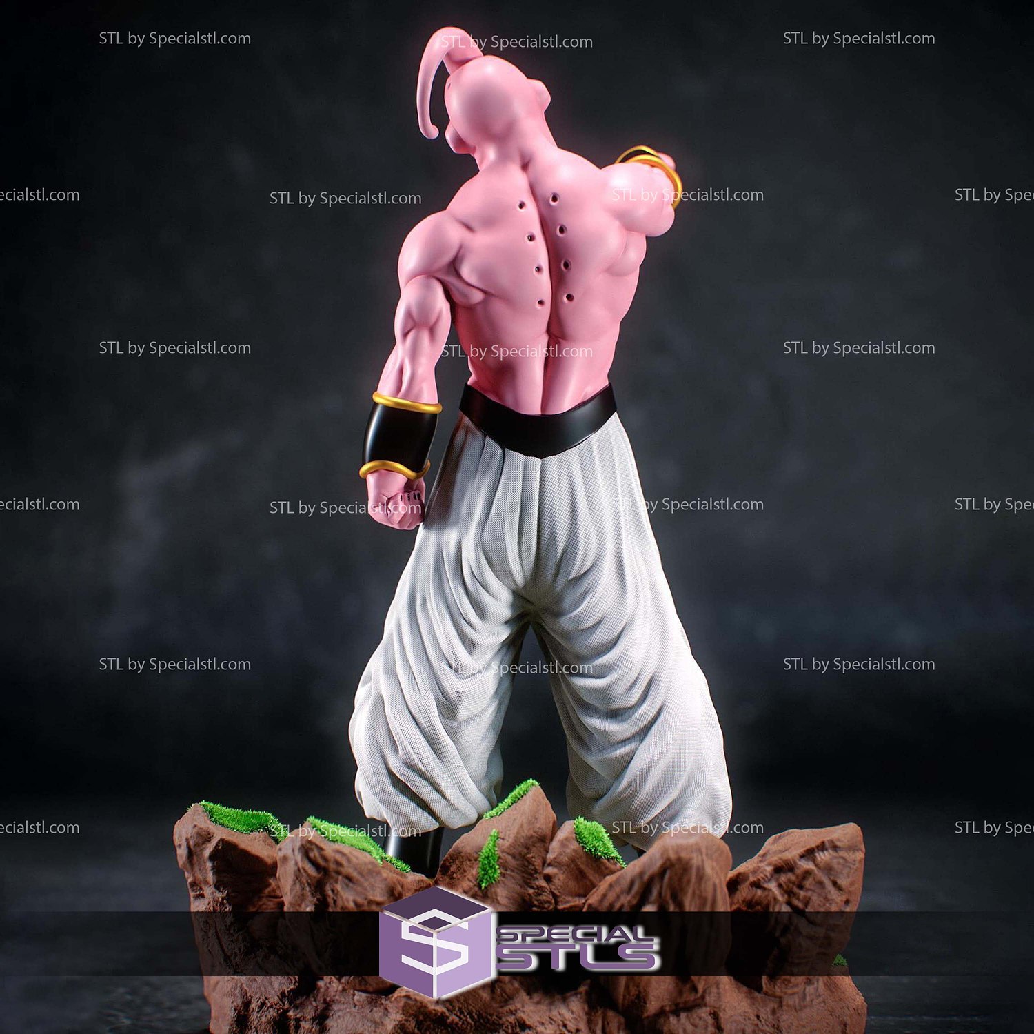 Majin Boo Dislike STL Printer Files 3D Model — view 3