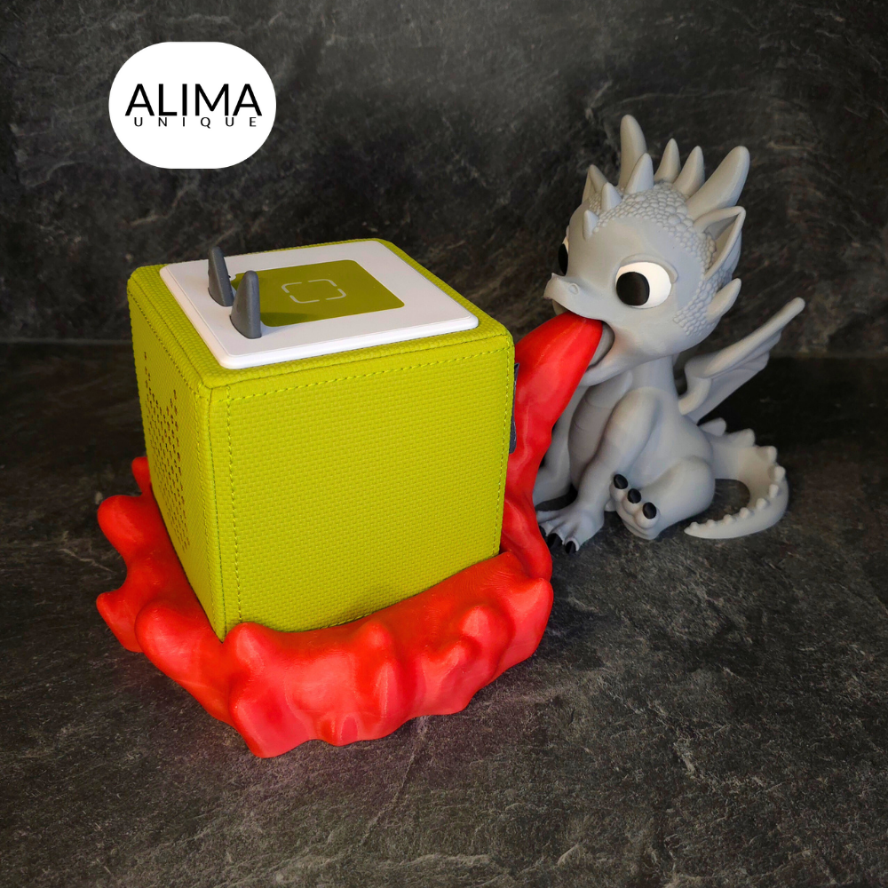 Little Dragon - suitable for Toniebox 3D STL Model — view 3