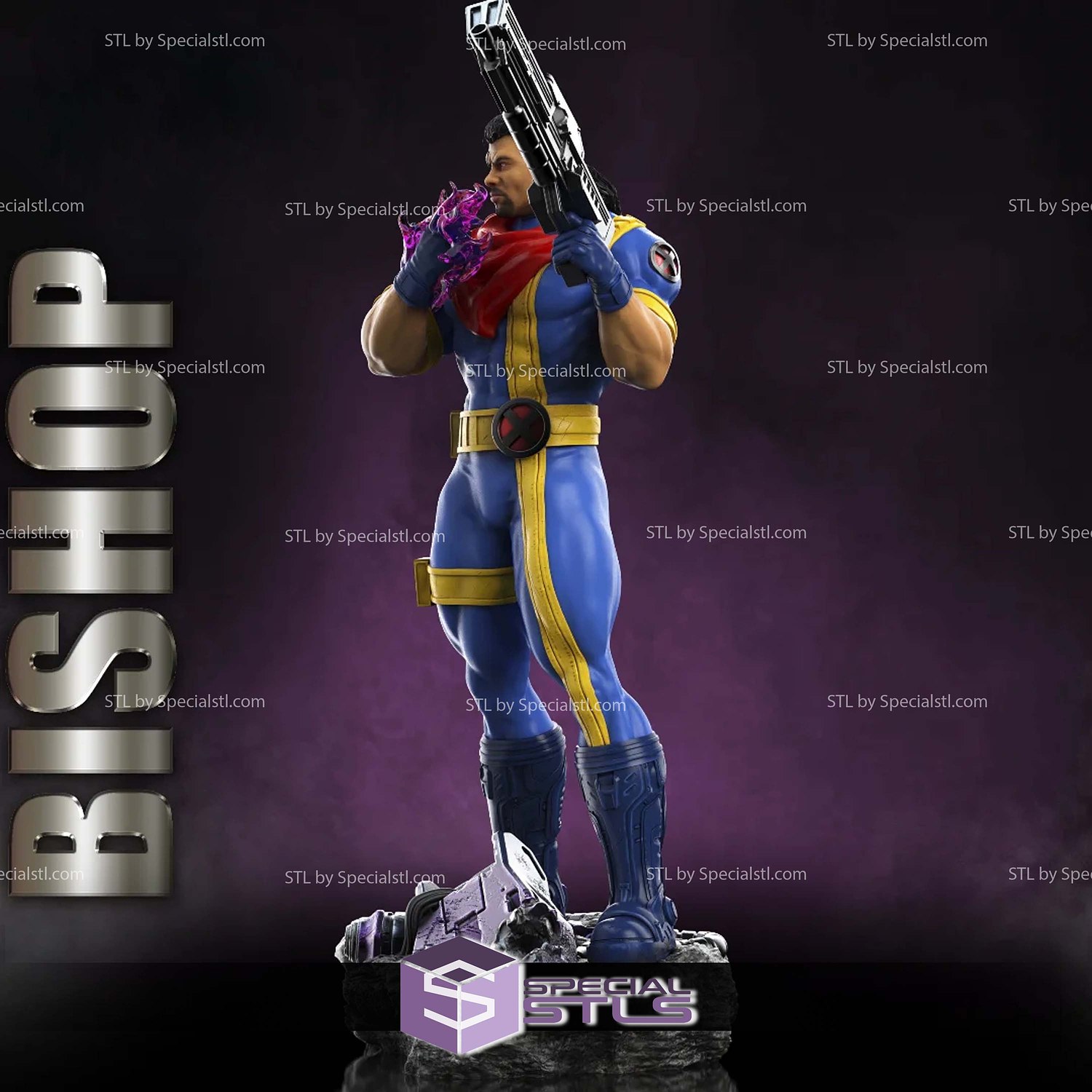 Lucas Bishop V3 X Men 3D Printer Files STL Model — view 4