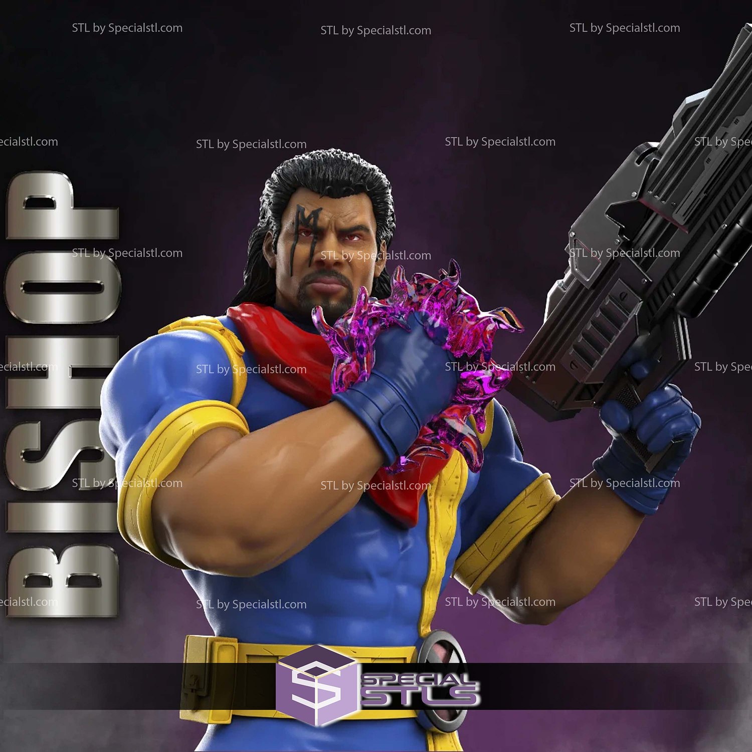 Lucas Bishop V3 X Men 3D Printer Files STL Model — view 5