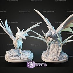 Kaiju Pokemon Skarmory And Mega Skarmory STL Files 3D Model