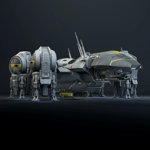 USCSS Prometheus 3D Printing Model | Assembly + Action STL Model
