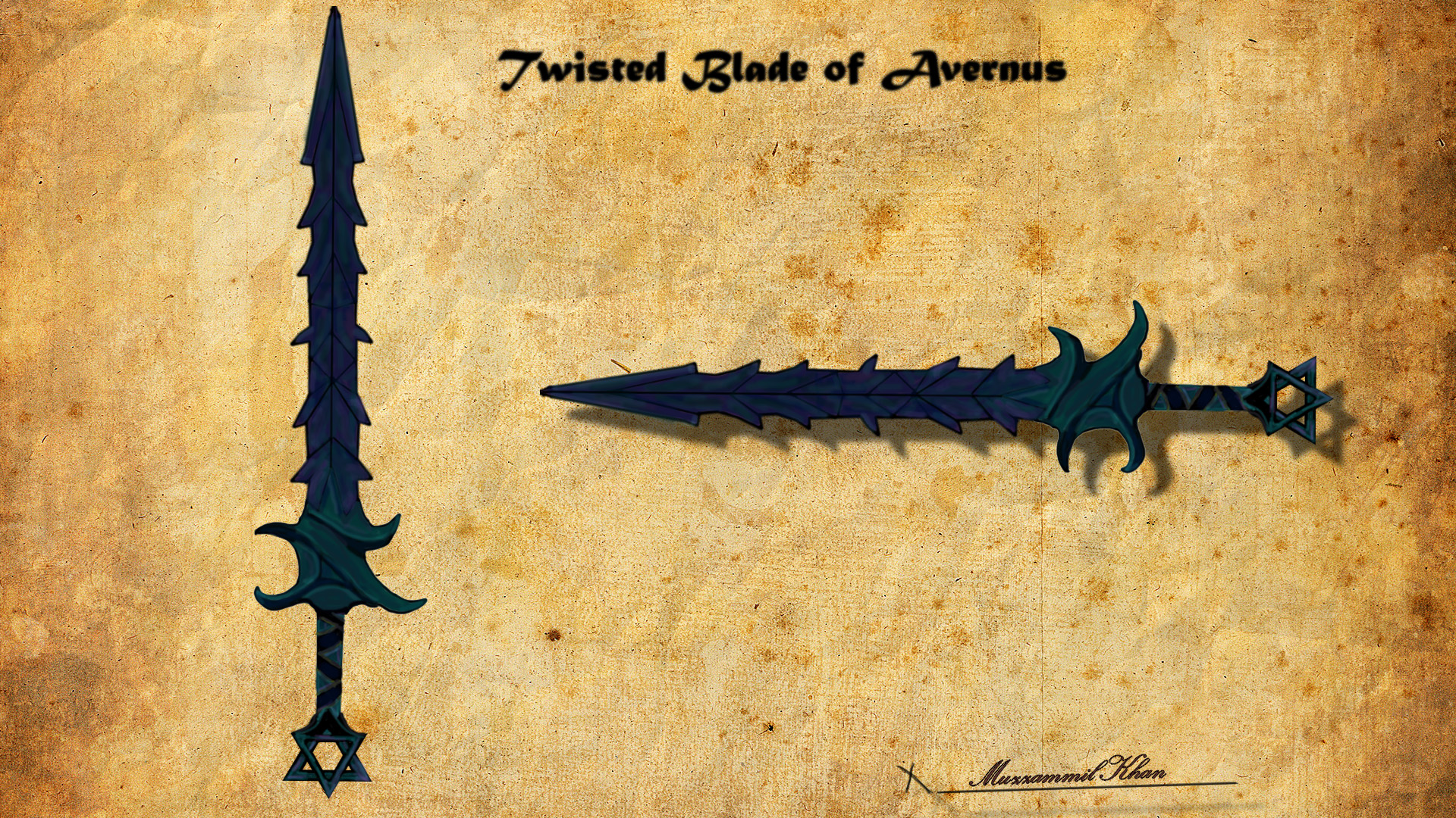 Blade of Avernus.stl 3D Model
