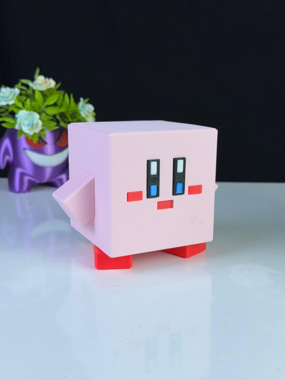 Kirby Minecraft 3D STL Model