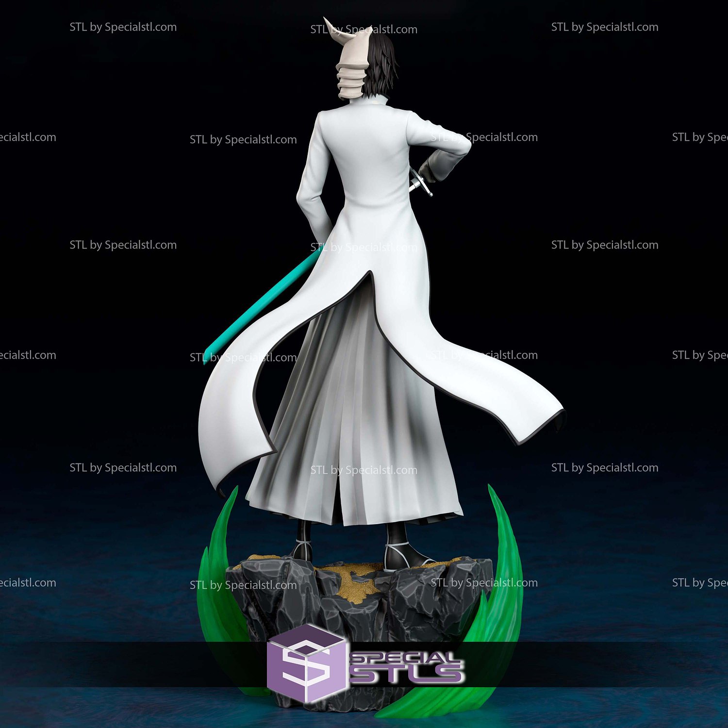 Ulquiorra 1-10 Scale 3D Printer Files STL Model — view 3