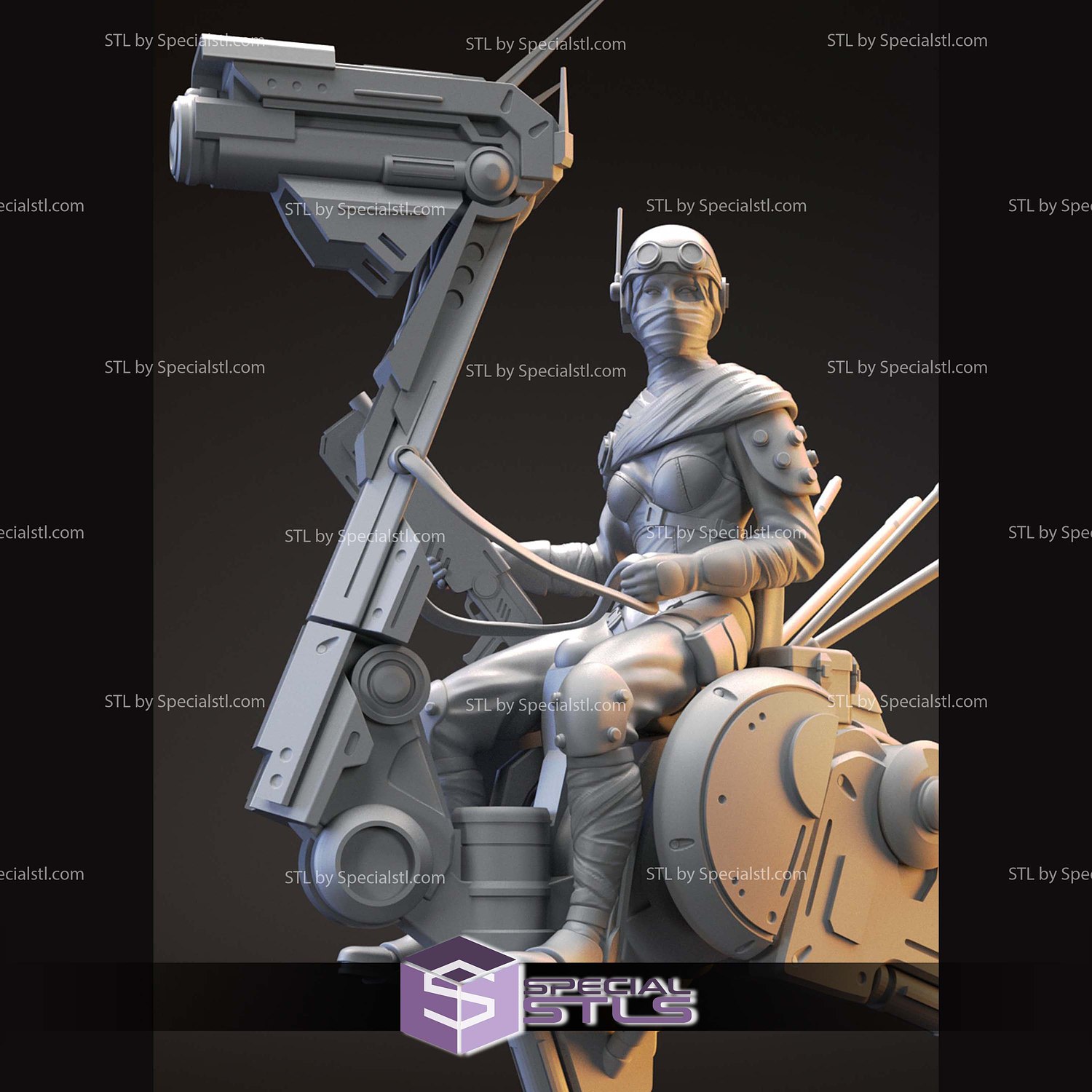 The Sentinel Starwars Fanart 3D Printer Files STL Model — view 3