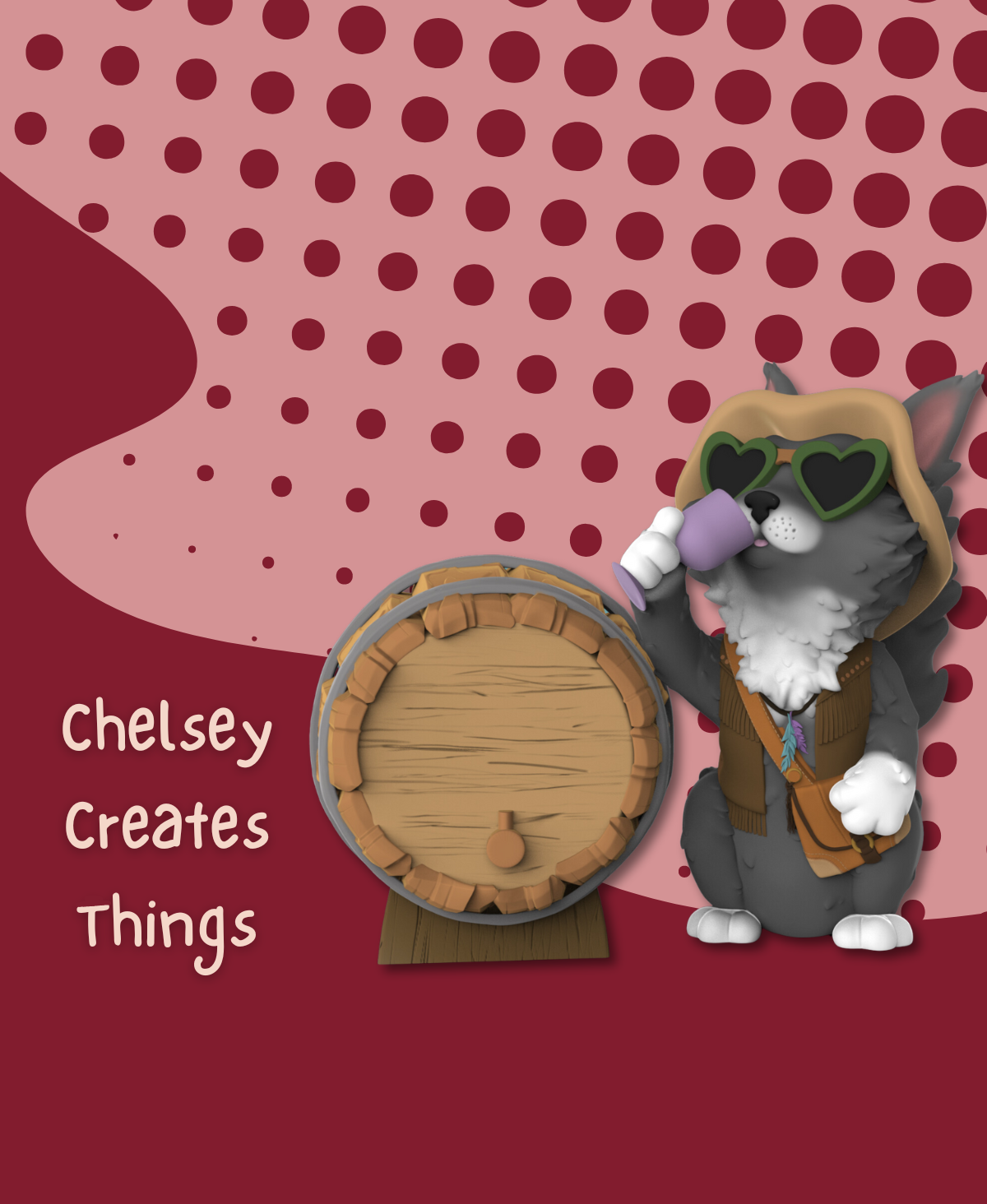 Festival Cat 3D STL Model