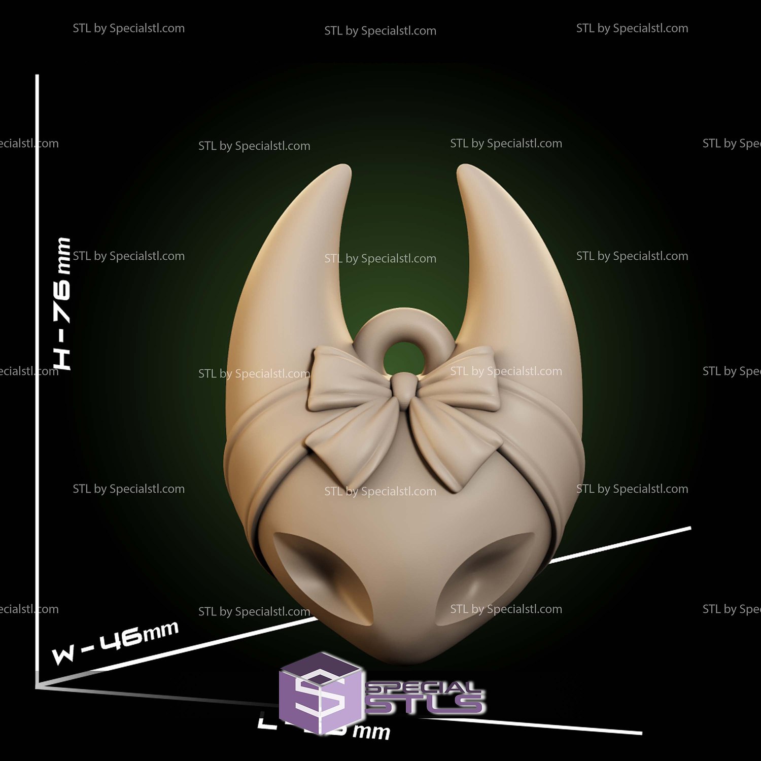 Hollow Knight Silksong Xmas Ornaments STL Files 3D Model — view 3