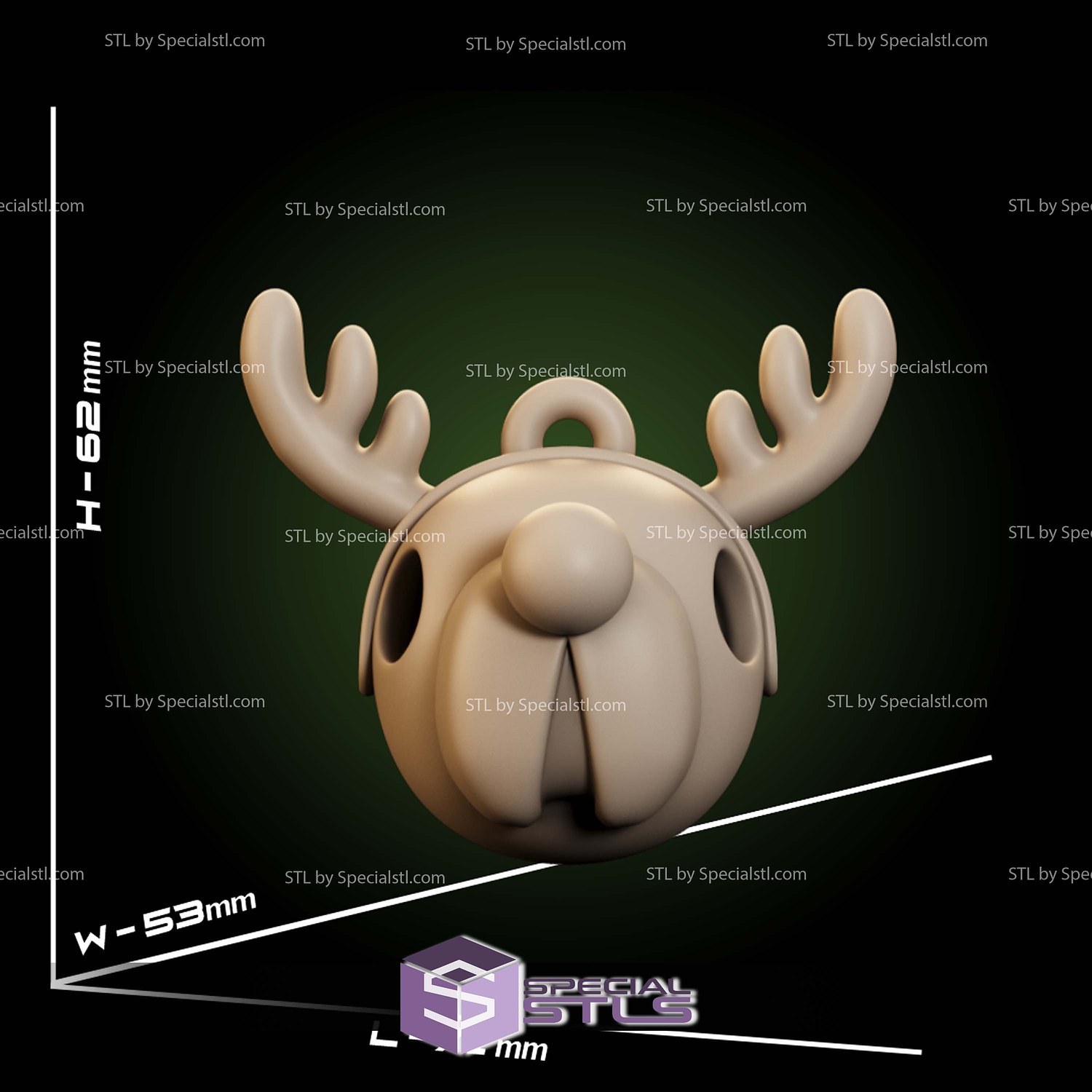 Hollow Knight Silksong Xmas Ornaments STL Files 3D Model — view 5