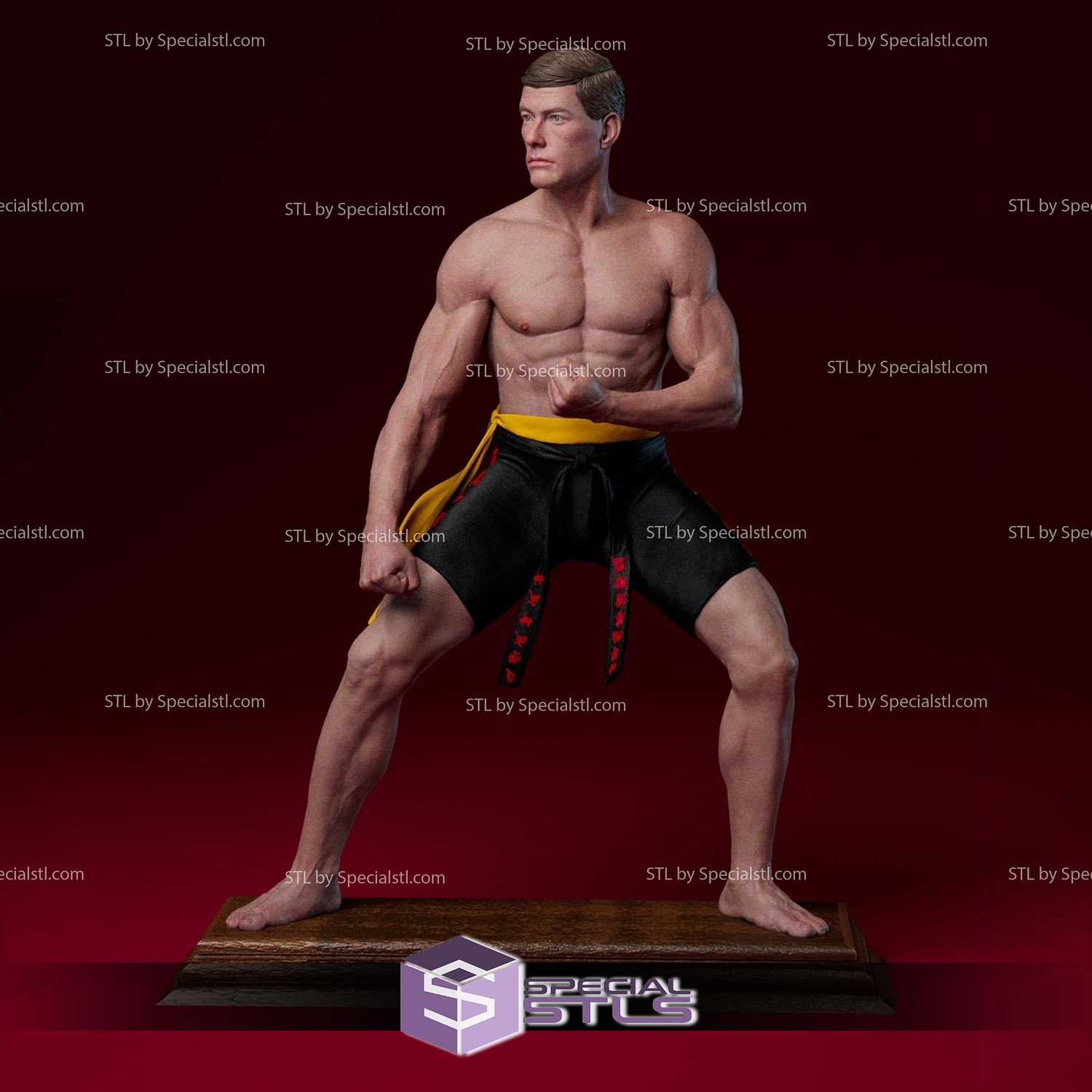 Frank Dux Bloodsport V2 STL Files 3D Model — view 3