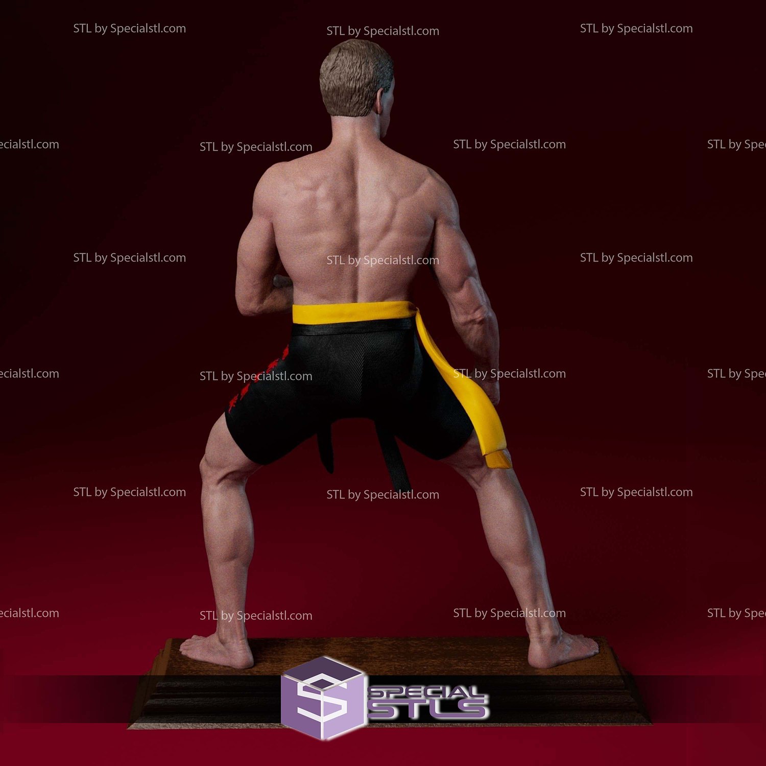 Frank Dux Bloodsport V2 STL Files 3D Model — view 4