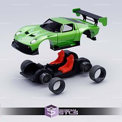 Model Kit Car STL Files Lamborghini Miura 3D Model
