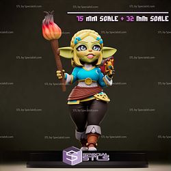 Pin Up Girl Collection Zelda Cosplay Goblin 3D STL Model