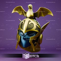 Cosplay STL Files Grand Popes Helmet Saint Seiya 3D Model