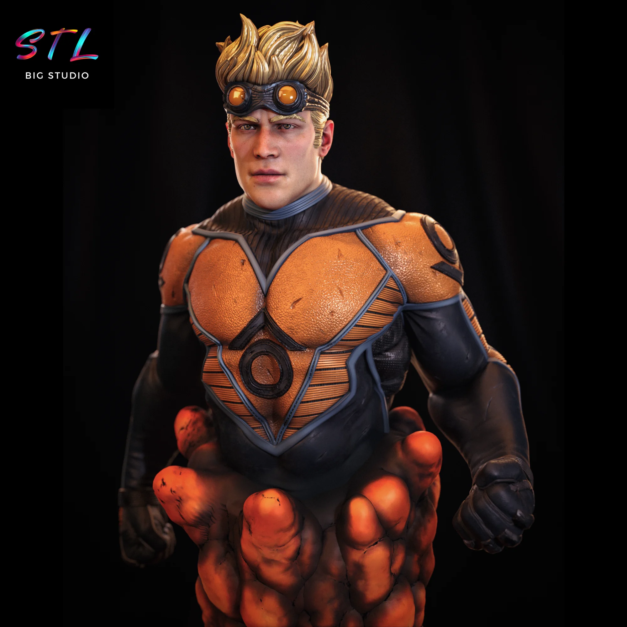 Cannonball STL | X-Men | 3D Printable Model Model — view 5