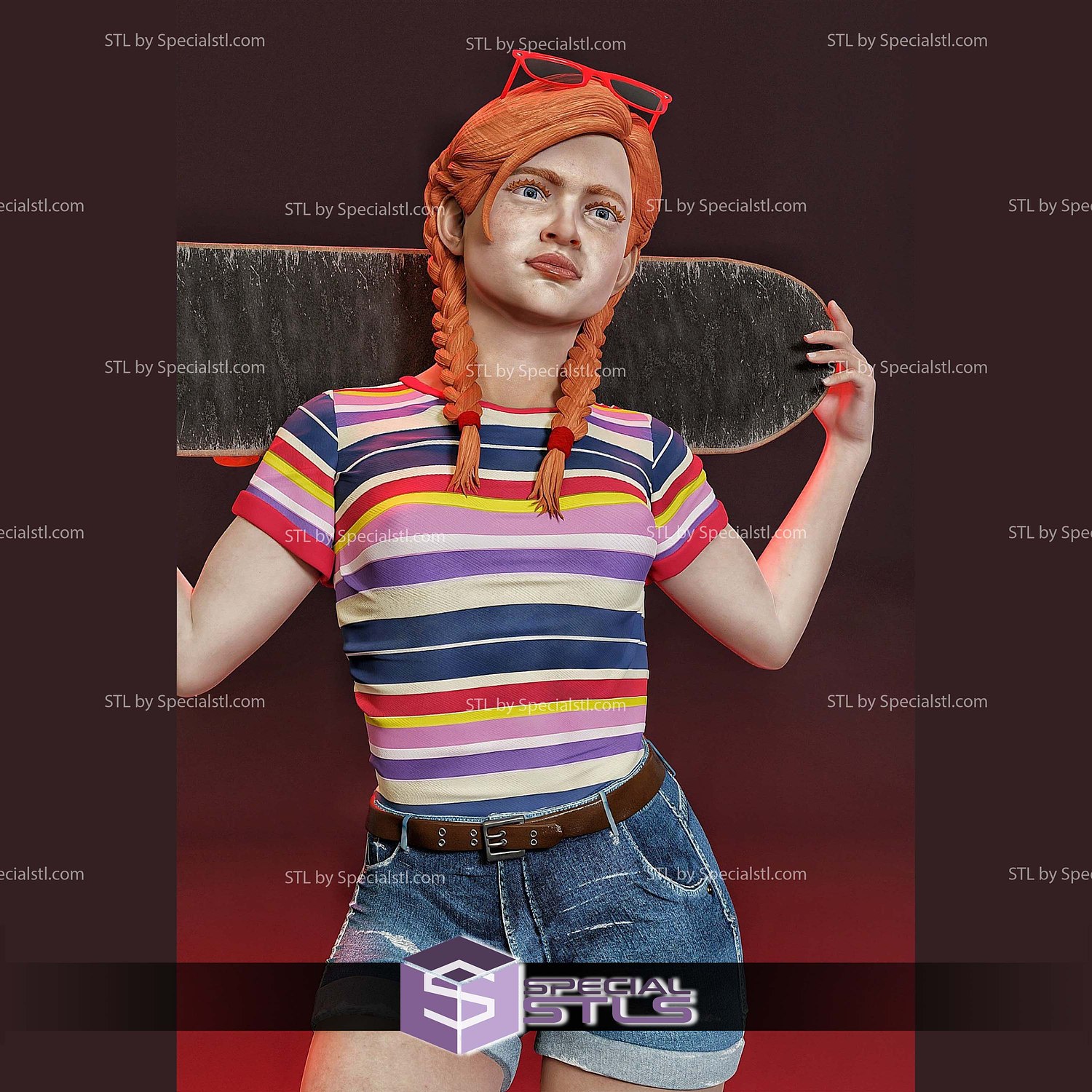 Max Mayfield Stranger Things 3D Printer Files STL Model — view 3