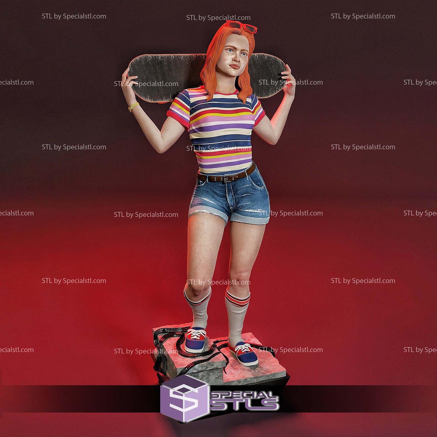 Max Mayfield Stranger Things 3D Printer Files STL Model — view 5