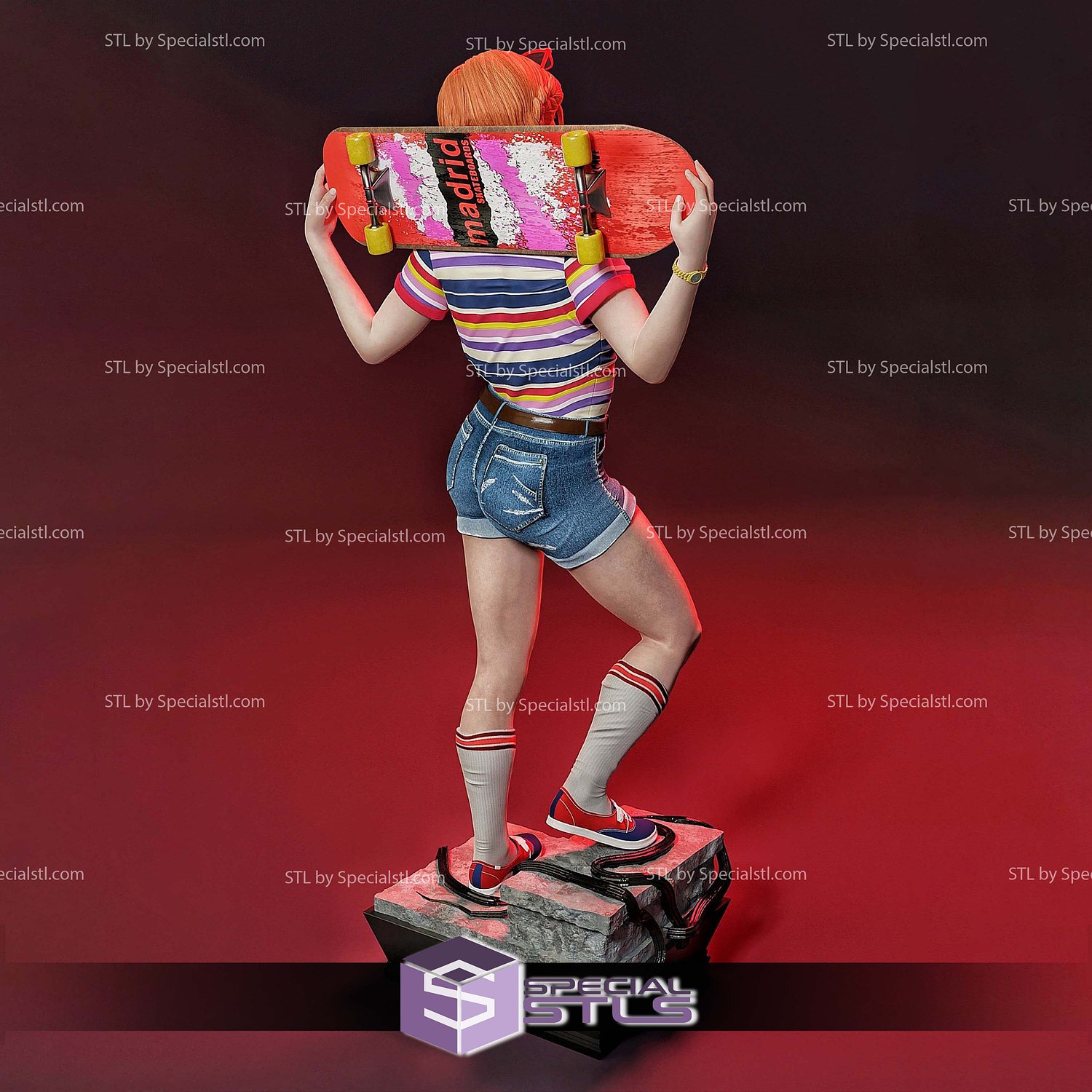 Max Mayfield Stranger Things 3D Printer Files STL Model — view 6