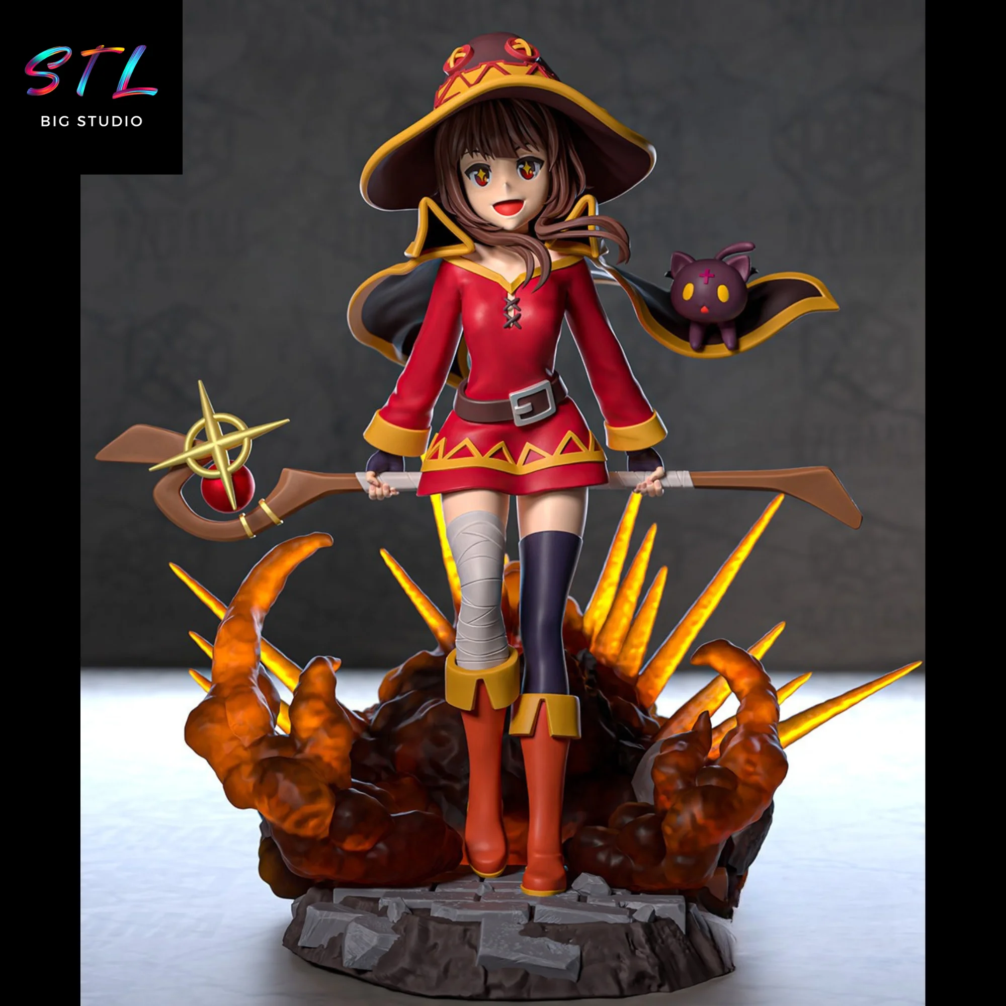 Megumin STL | KonoSuba | 3D Model to Print Model