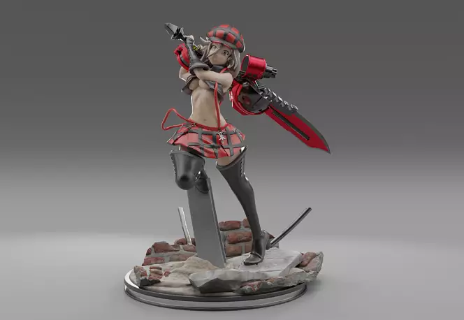 God Eater Alisa 3D print model STL Model