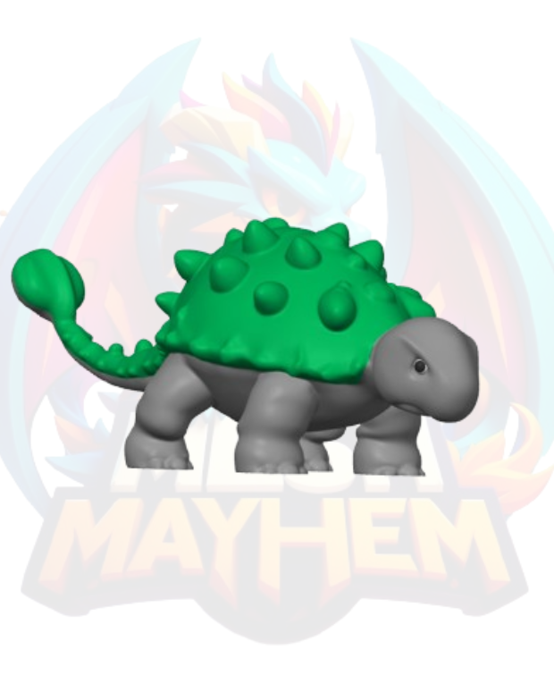 Free Ankylosaurus Kids Toy 3D 3MF Model